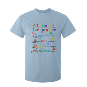 Autism Awareness Acceptance Hand Sign Language SPED Teacher T Shirt For Kid TS11 Light Blue Print Your Wear