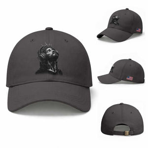 Jesus with Headphones Christ Religious Christian Music Lover Baseball Cap