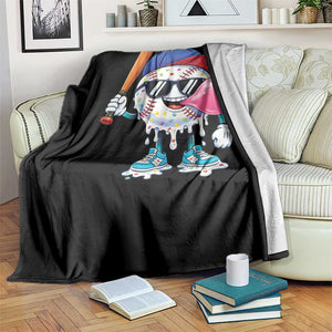 Baseball Bubble Gum Sports Game Day Throw Blanket TS11 Print Your Wear