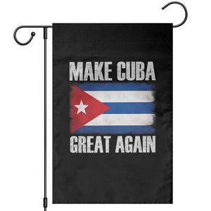 Make Cuba Great Again Garden Flag Vintage Cuban Map TS11 Black Print Your Wear