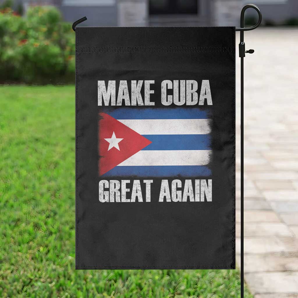 Make Cuba Great Again Garden Flag Vintage Cuban Map TS11 Print Your Wear