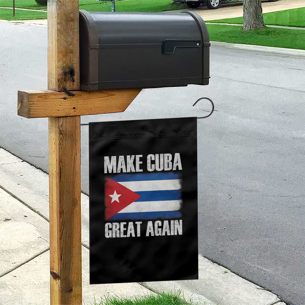 Make Cuba Great Again Garden Flag Vintage Cuban Map TS11 Print Your Wear