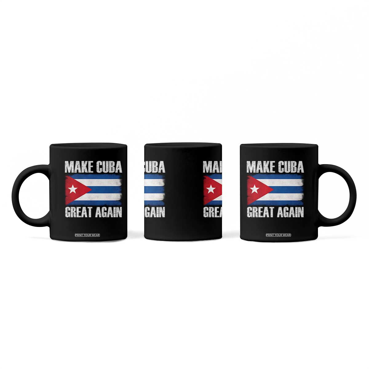 Make Cuba Great Again Coffee Mug Vintage Cuban Map TS11 Print Your Wear