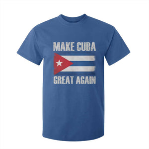 Make Cuba Great Again T Shirt For Kid Vintage Cuban Map TS11 Royal Blue Print Your Wear