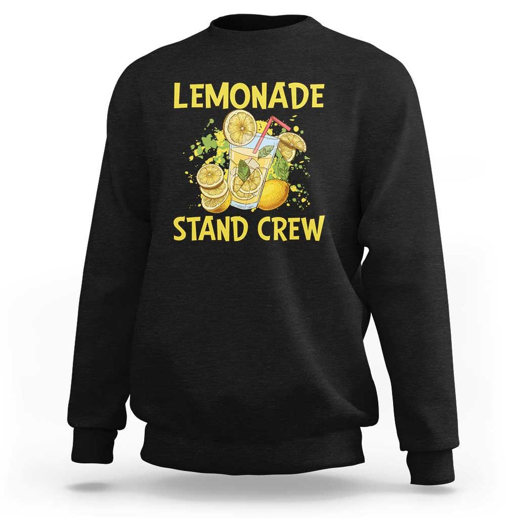 Lemon Stand Boss Sweatshirt Lemonade Stand Crew Young CEO Juice TS11 Black Print Your Wear
