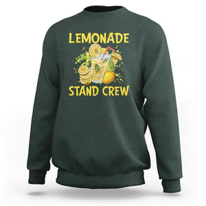 Lemon Stand Boss Sweatshirt Lemonade Stand Crew Young CEO Juice TS11 Dark Forest Green Print Your Wear