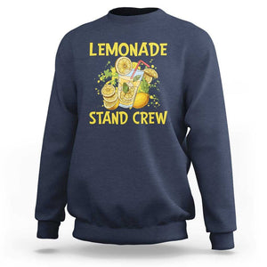 Lemon Stand Boss Sweatshirt Lemonade Stand Crew Young CEO Juice TS11 Navy Print Your Wear
