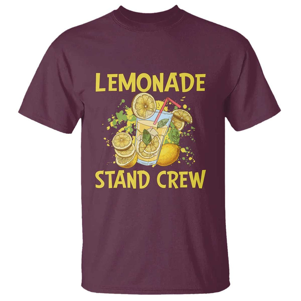 Lemon Stand Boss T Shirt Lemonade Stand Crew Young CEO Juice TS11 Maroon Print Your Wear