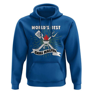 Grilling Barbecue Hoodie World's Best Grill Master BBQ Smoker TS11 Royal Blue Print Your Wear