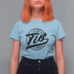 Uncle T Shirt For Women Best Tio Ever Vintage Spanish Latin Mexican TS11 Light Blue Print Your Wear