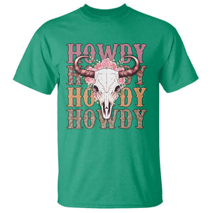 Country Cowgirl T Shirt Howdy Rodeo Cowboy Flower Skull TS11 Irish Green Print Your Wear