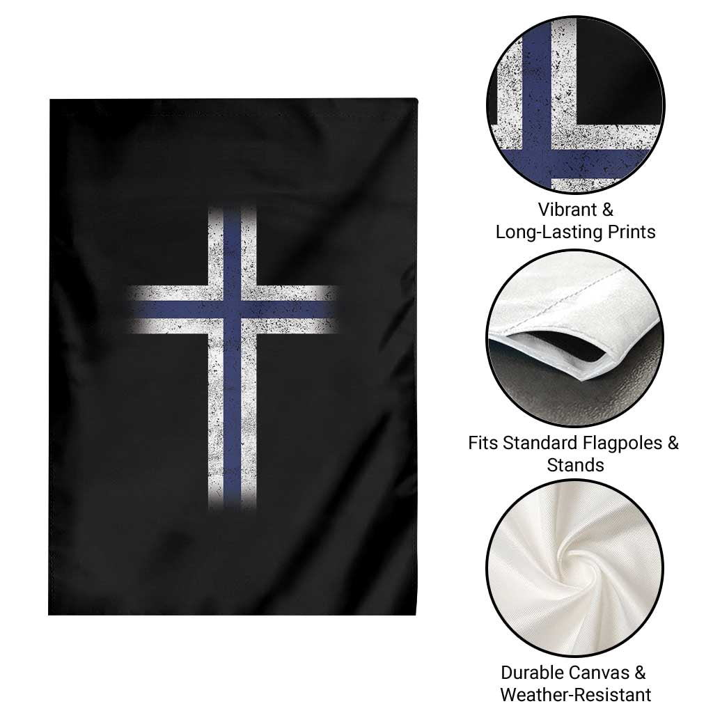 Norway Flag Distressed Nordic Symbol Norwegian Fans Garden Flag TS11 Print Your Wear