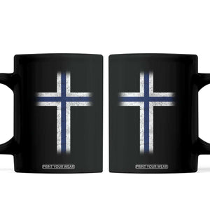 Norway Flag Distressed Nordic Symbol Norwegian Fans Coffee Mug TS11 Black Print Your Wear