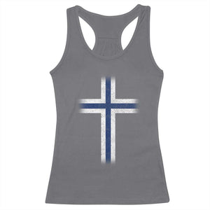 Norway Flag Distressed Nordic Symbol Norwegian Fans Racerback Tank Top TS11 Charcoal Print Your Wear