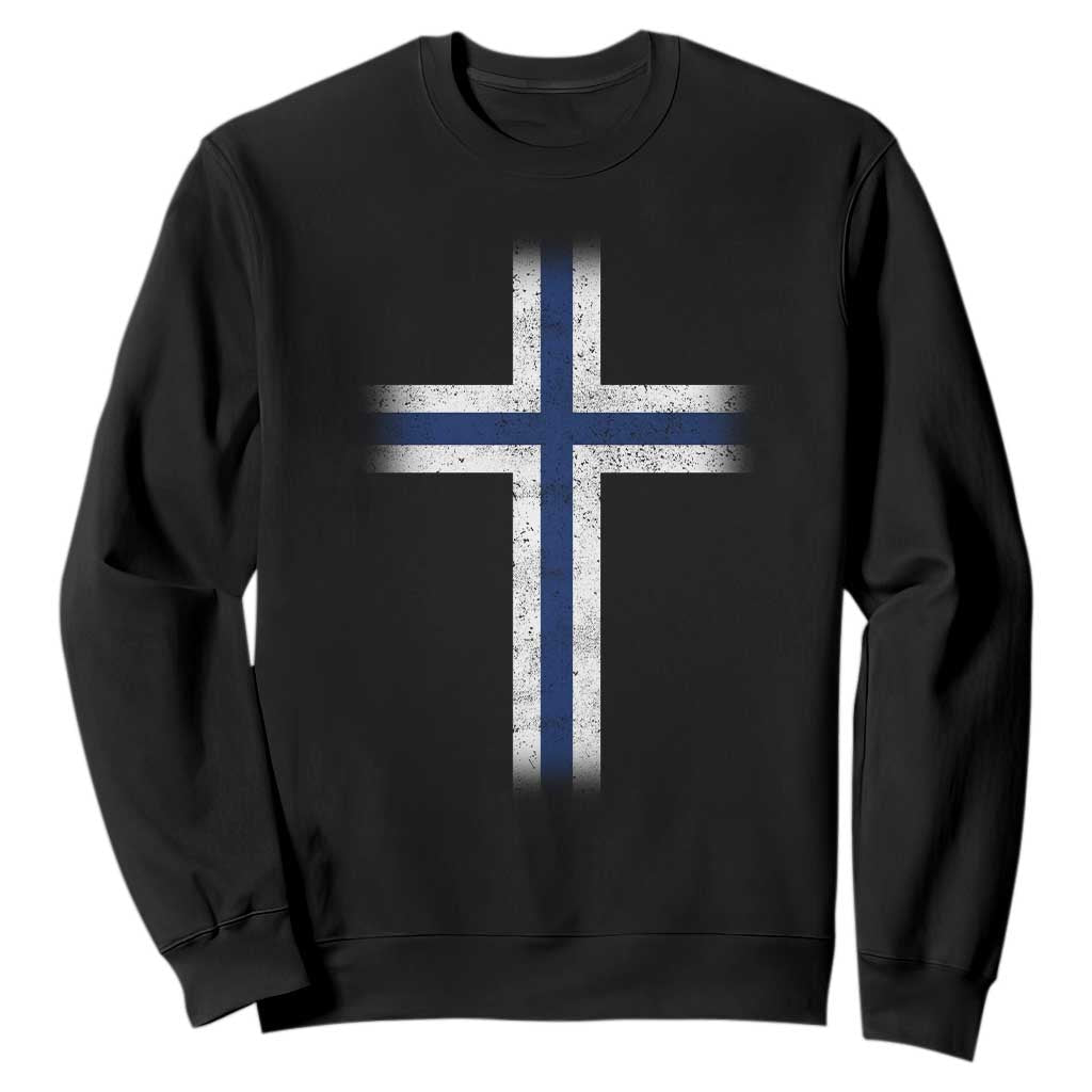 Norway Flag Distressed Nordic Symbol Norwegian Fans Sweatshirt TS11 Black Print Your Wear