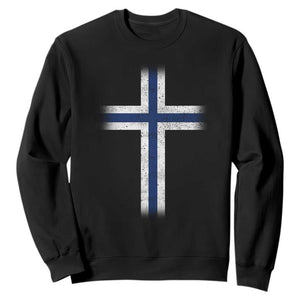 Norway Flag Distressed Nordic Symbol Norwegian Fans Sweatshirt TS11 Black Print Your Wear