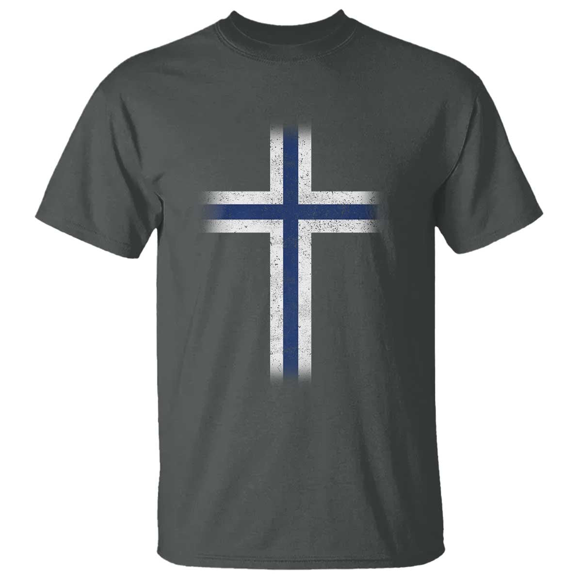 Norway Flag Distressed Nordic Symbol Norwegian Fans T Shirt TS11 Dark Heather Print Your Wear