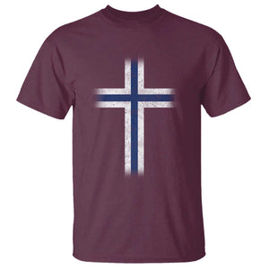 Norway Flag Distressed Nordic Symbol Norwegian Fans T Shirt TS11 Maroon Print Your Wear