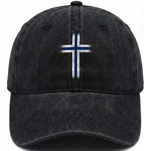 Norway Flag Distressed Nordic Symbol Norwegian Fans Washed Cotton Baseball Cap TS11 Print Your Wear