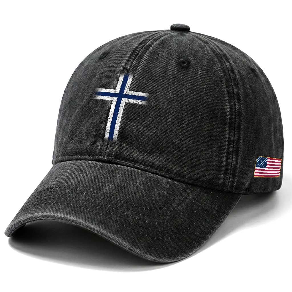 Norway Flag Distressed Nordic Symbol Norwegian Fans Washed Cotton Baseball Cap TS11 Print Your Wear