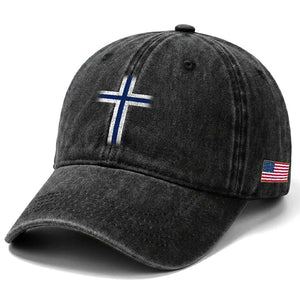 Norway Flag Distressed Nordic Symbol Norwegian Fans Washed Cotton Baseball Cap TS11 Print Your Wear