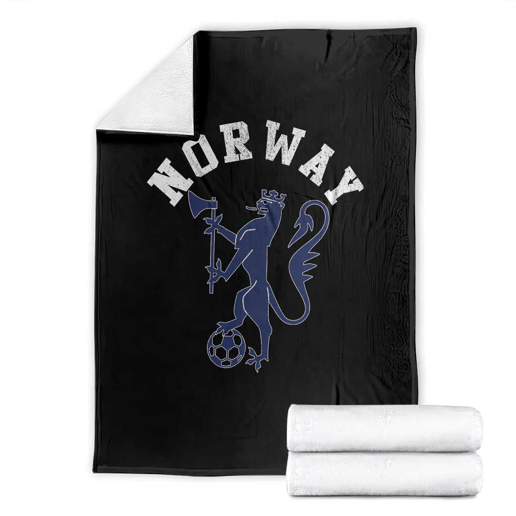 Norway Norwegian Lion Athletic Sports Jersey Style Throw Blanket TS11 Black Print Your Wear