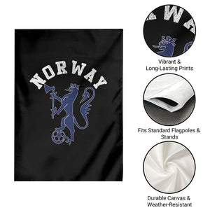 Norway Norwegian Lion Athletic Sports Jersey Style Garden Flag TS11 Print Your Wear