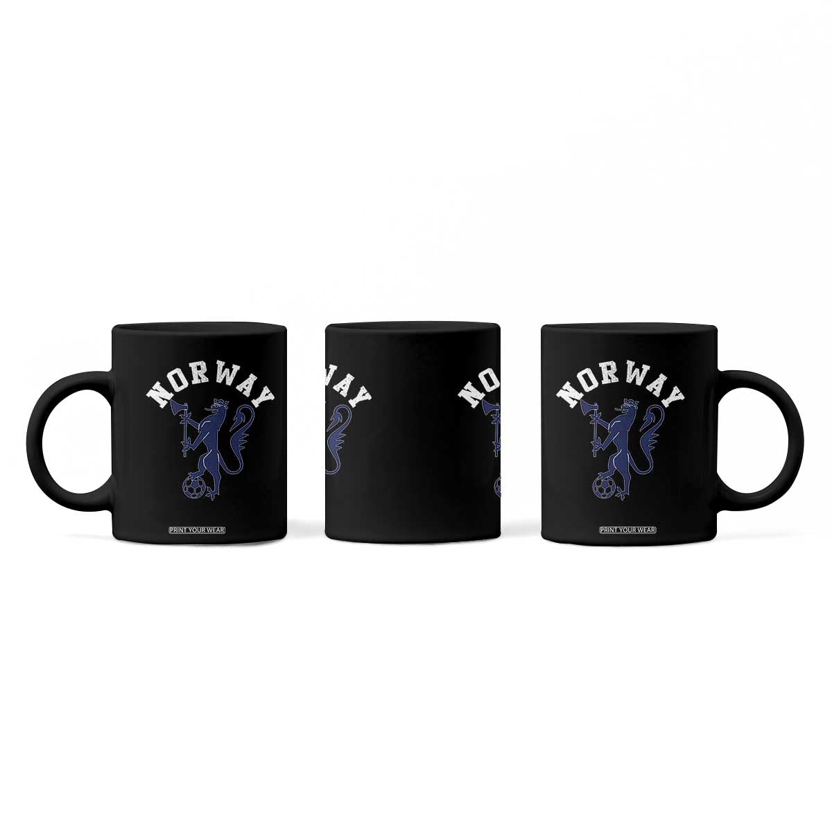 Norway Norwegian Lion Athletic Sports Jersey Style Coffee Mug TS11 Print Your Wear