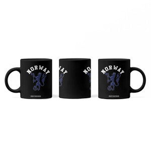 Norway Norwegian Lion Athletic Sports Jersey Style Coffee Mug TS11 Print Your Wear