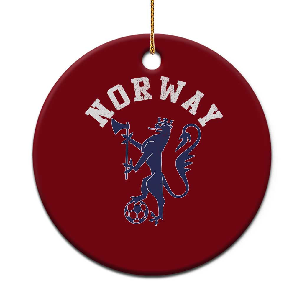 Norway Norwegian Lion Athletic Sports Jersey Style Ceramic Ornament TS11 1pc Red Print Your Wear