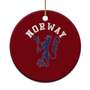 Norway Norwegian Lion Athletic Sports Jersey Style Ceramic Ornament TS11 1pc Red Print Your Wear