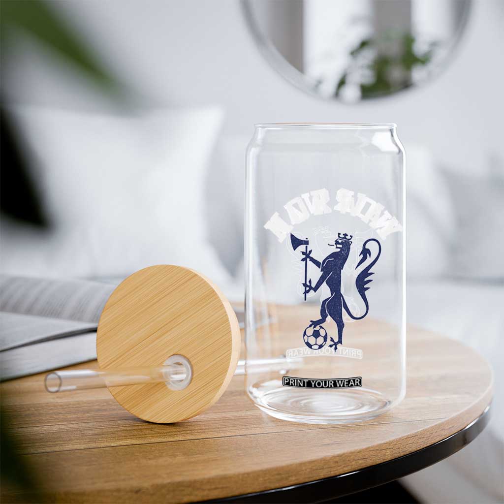 Norway Norwegian Lion Athletic Sports Jersey Style Glass Can TS11 Print Your Wear