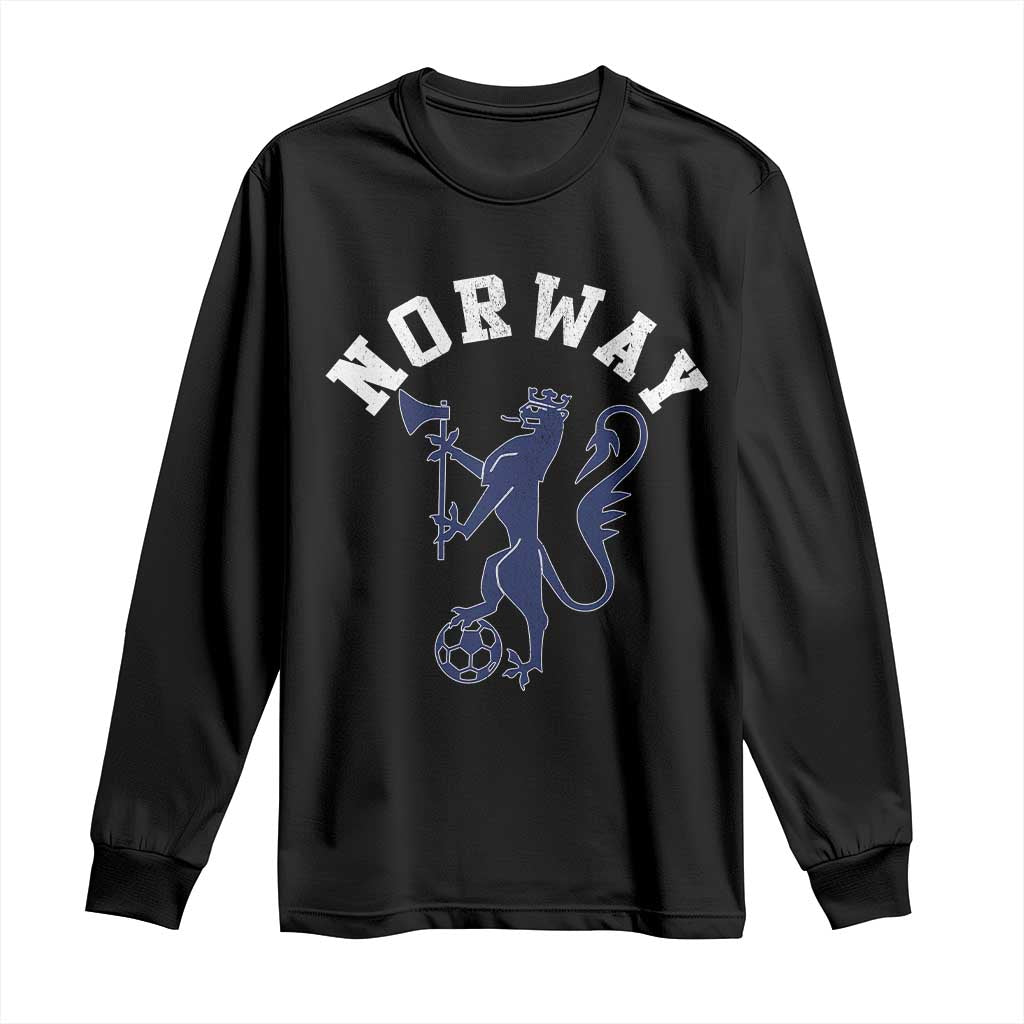 Norway Norwegian Lion Athletic Sports Jersey Style Long Sleeve Shirt TS11 Black Print Your Wear