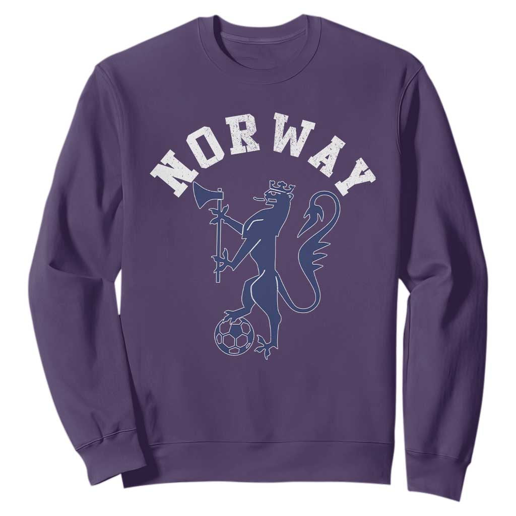 Norway Norwegian Lion Athletic Sports Jersey Style Sweatshirt TS11 Purple Print Your Wear