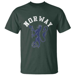 Norway Norwegian Lion Athletic Sports Jersey Style T Shirt TS11 Dark Forest Green Print Your Wear