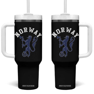 Norway Norwegian Lion Athletic Sports Jersey Style Tumbler With Handle TS11 One Size: 40 oz Black Print Your Wear