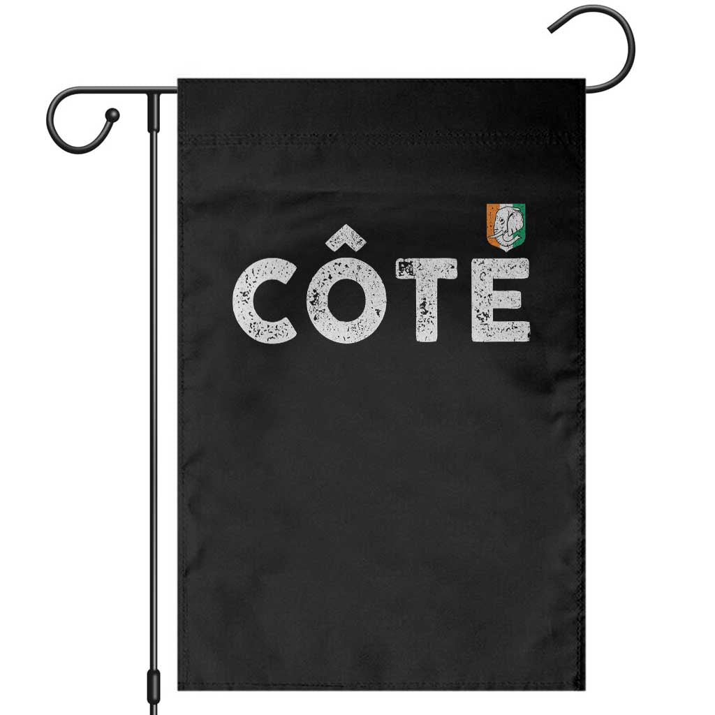 Côte D Ivoire Garden Flag Ivory Coast Crest Football Family Matching TS11 Black Print Your Wear