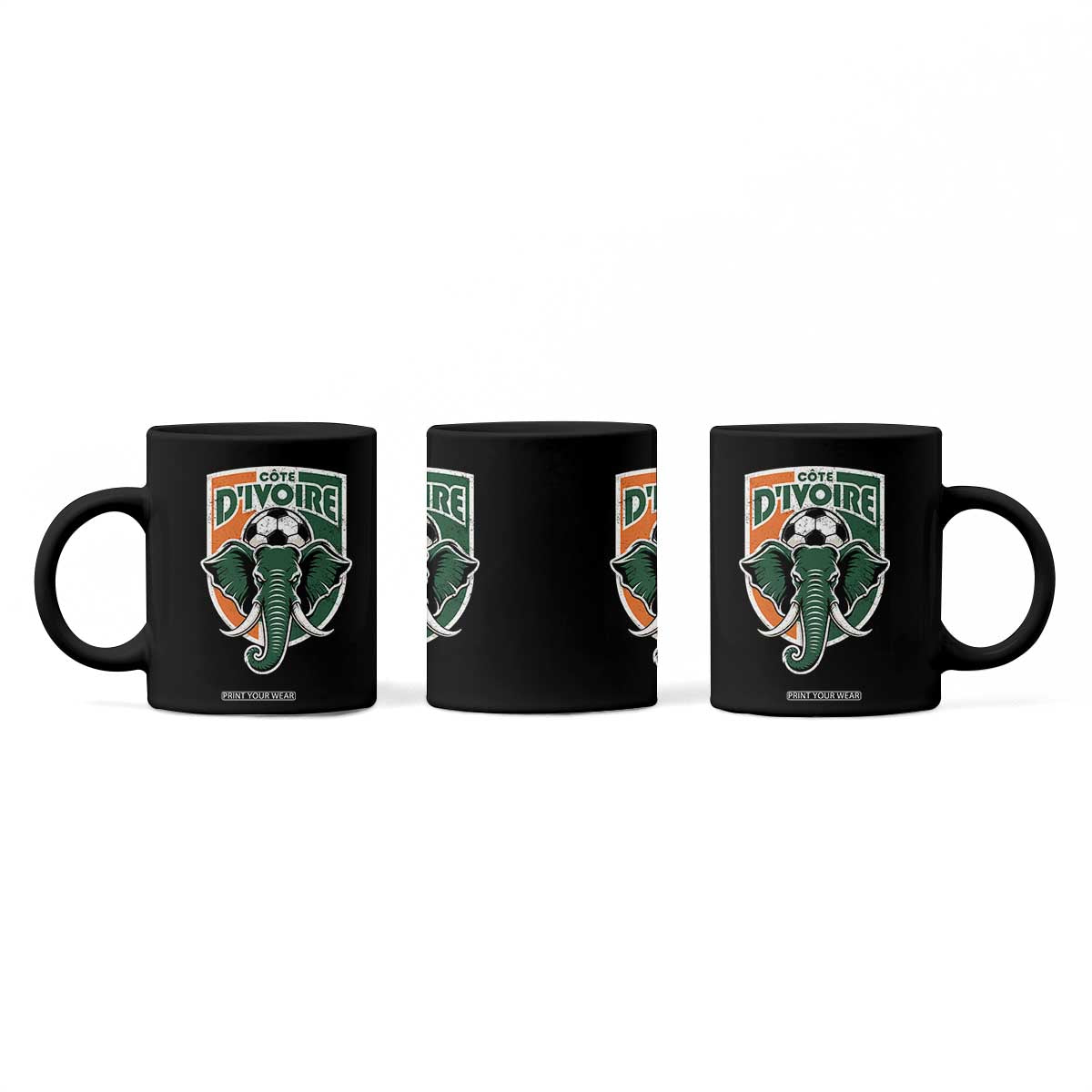 Côte D'ivoire Classic Ivory Coast Elephant Football Coffee Mug Ivorians Pride TS11 Print Your Wear