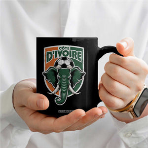 Côte D'ivoire Classic Ivory Coast Elephant Football Coffee Mug Ivorians Pride TS11 Print Your Wear