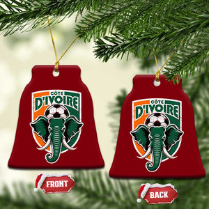 Côte D'ivoire Classic Ivory Coast Elephant Football Ceramic Ornament Ivorians Pride TS11 Print Your Wear