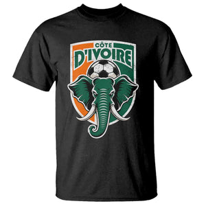 Côte D'ivoire Classic Ivory Coast Elephant Football T Shirt Ivorians Pride TS11 Black Print Your Wear