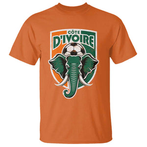 Côte D'ivoire Classic Ivory Coast Elephant Football T Shirt Ivorians Pride TS11 Orange Print Your Wear