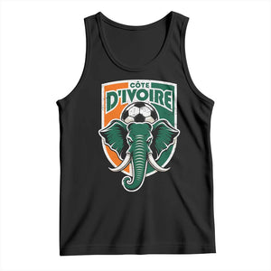 Côte D'ivoire Classic Ivory Coast Elephant Football Tank Top Ivorians Pride TS11 Black Print Your Wear