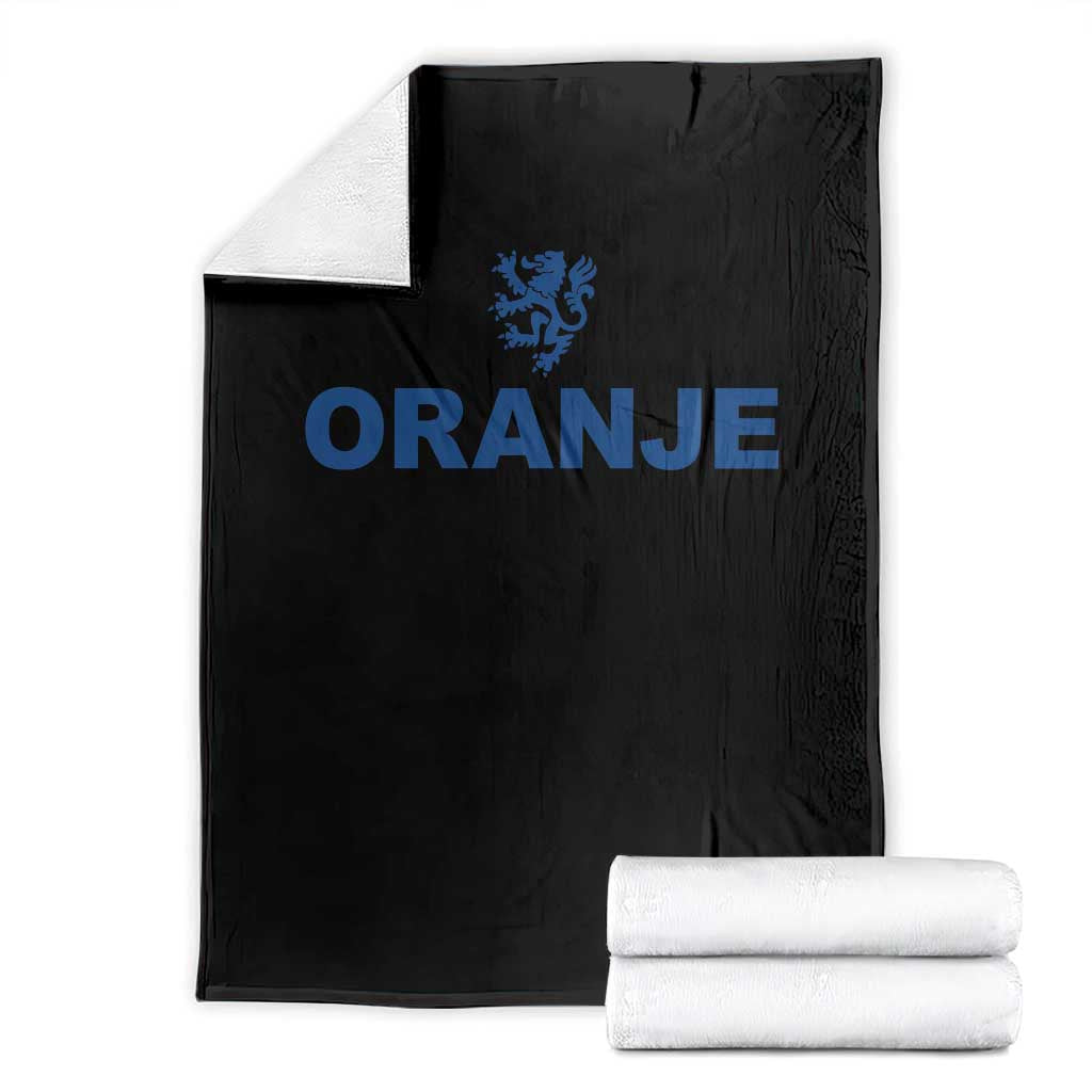 Oranje Holland Emblem Lion Nederland Dutch Heritage Throw Blanket TS11 Black Print Your Wear
