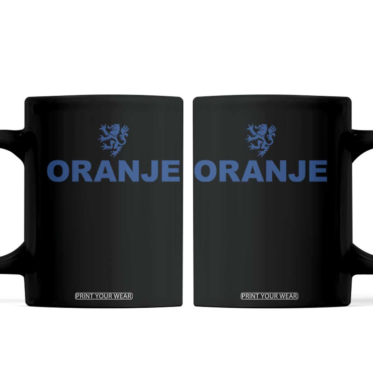 Oranje Holland Emblem Lion Nederland Dutch Heritage Coffee Mug TS11 Black Print Your Wear