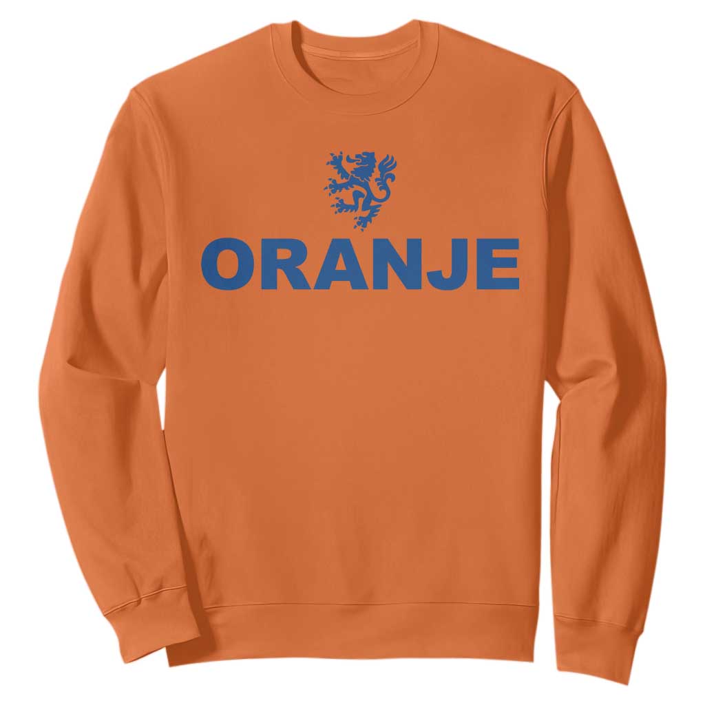 Oranje Holland Emblem Lion Nederland Dutch Heritage Sweatshirt TS11 Orange Print Your Wear