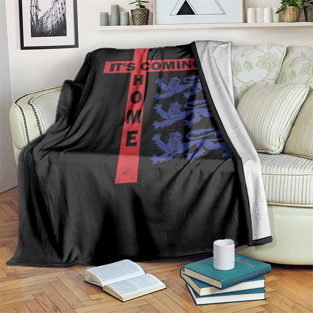 It Is Coming Home England Football Throw Blanket St George Cross Three Lions TS11 Print Your Wear