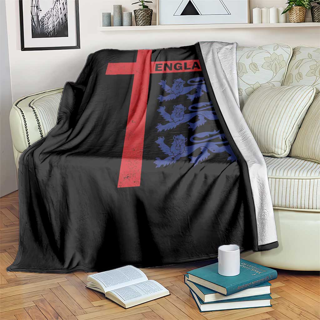 England Football St George Cross Three Lions Emblem Throw Blanket TS11 Print Your Wear