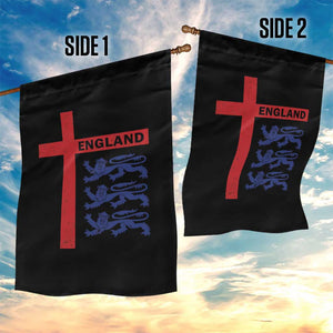 England Football St George Cross Three Lions Emblem Garden Flag TS11 Print Your Wear