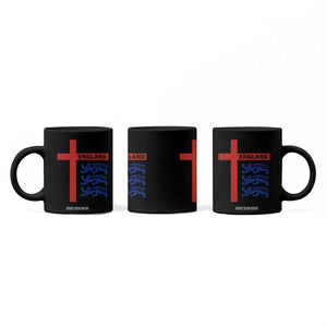 England Football St George Cross Three Lions Emblem Coffee Mug TS11 Print Your Wear